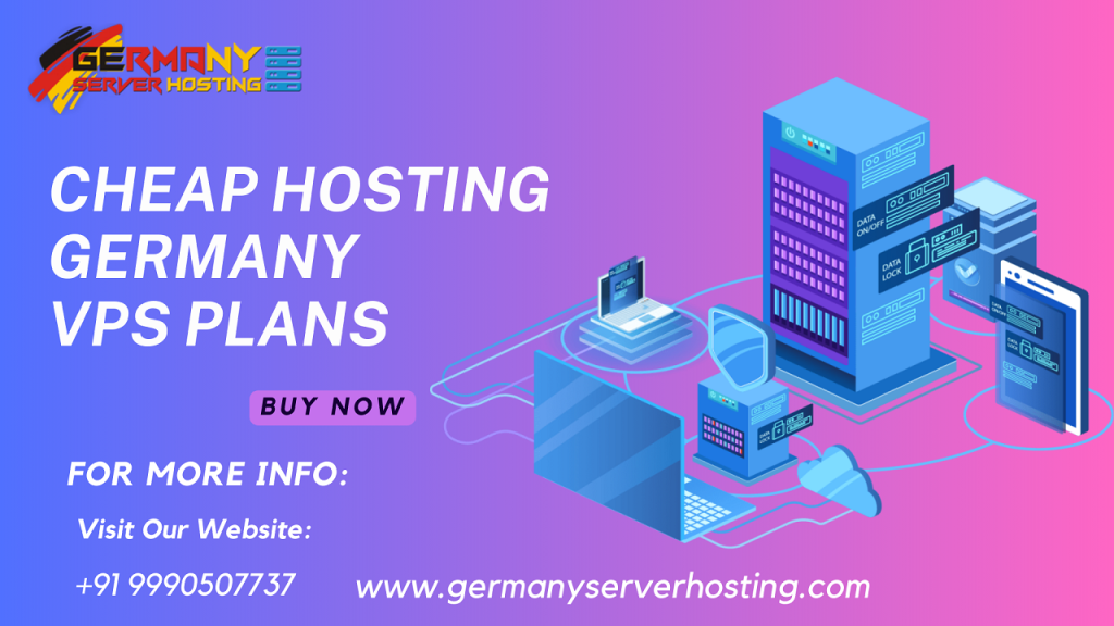 A visual representation of Cheap Hosting Germany VPS Plans showcasing a seamless blend of affordability and robust hosting features.